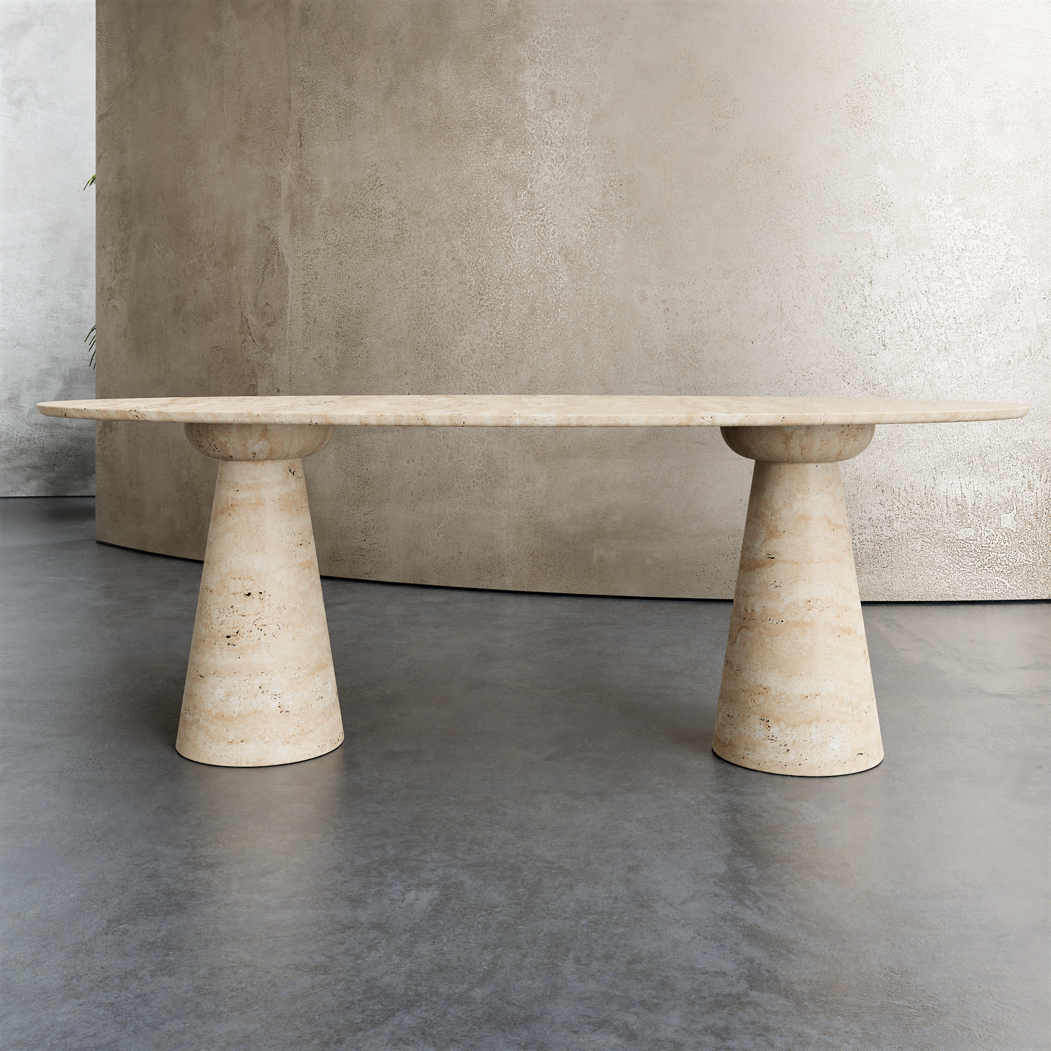 Thuna Oval Customized Dining Table
