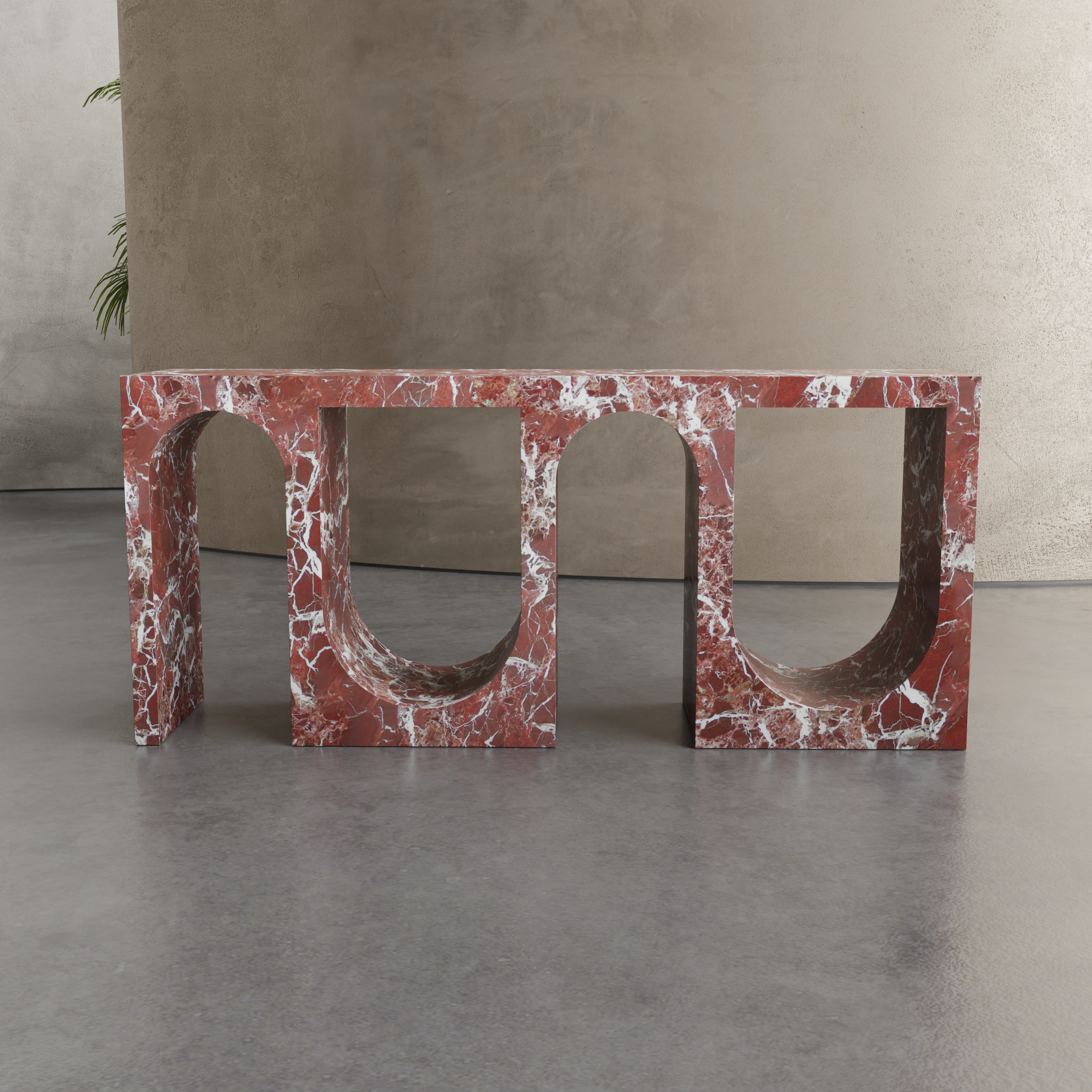 Teeva Tailor-Made Travertine Console Table