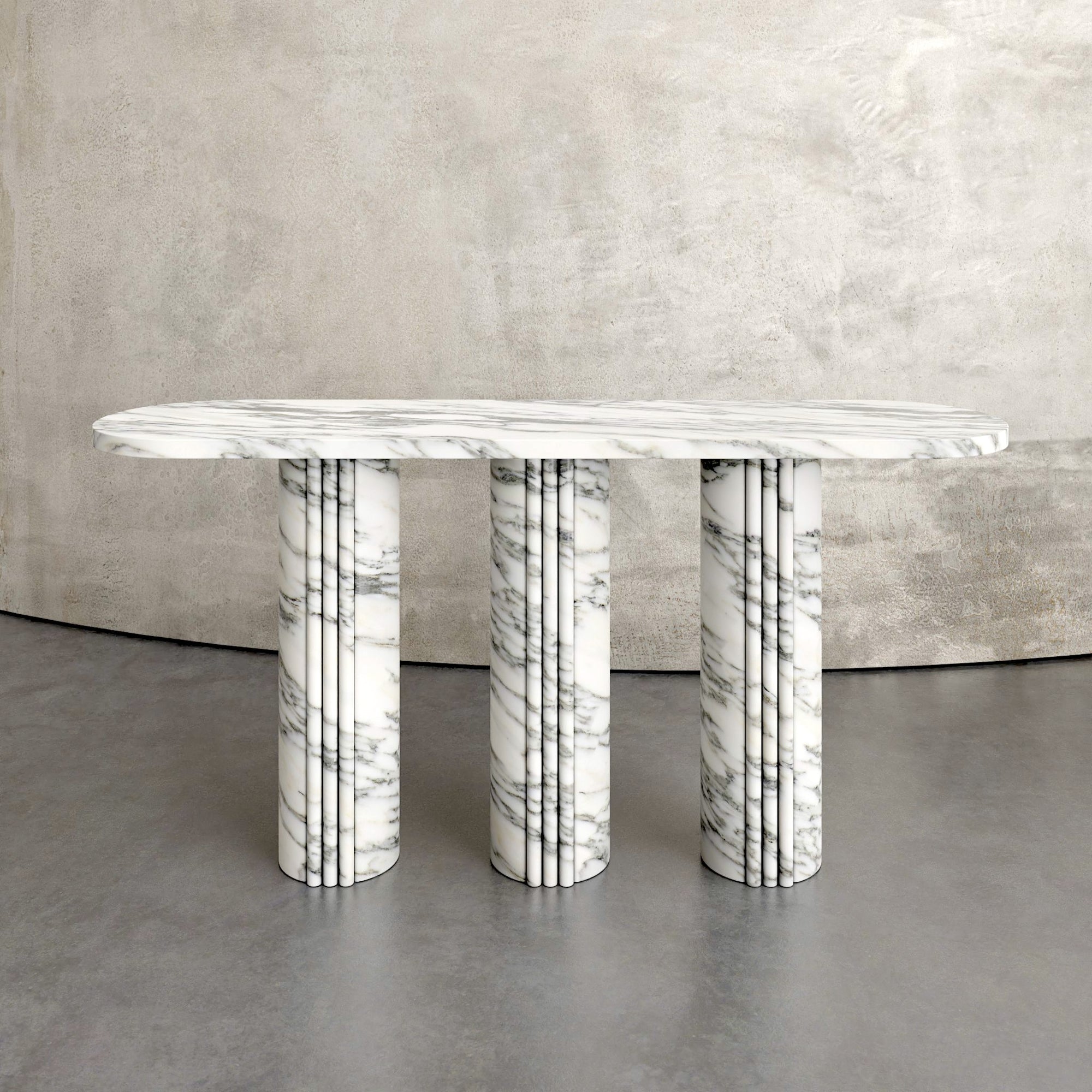 Solara Handcrafted Console Table makes for an eye-catching accent piece