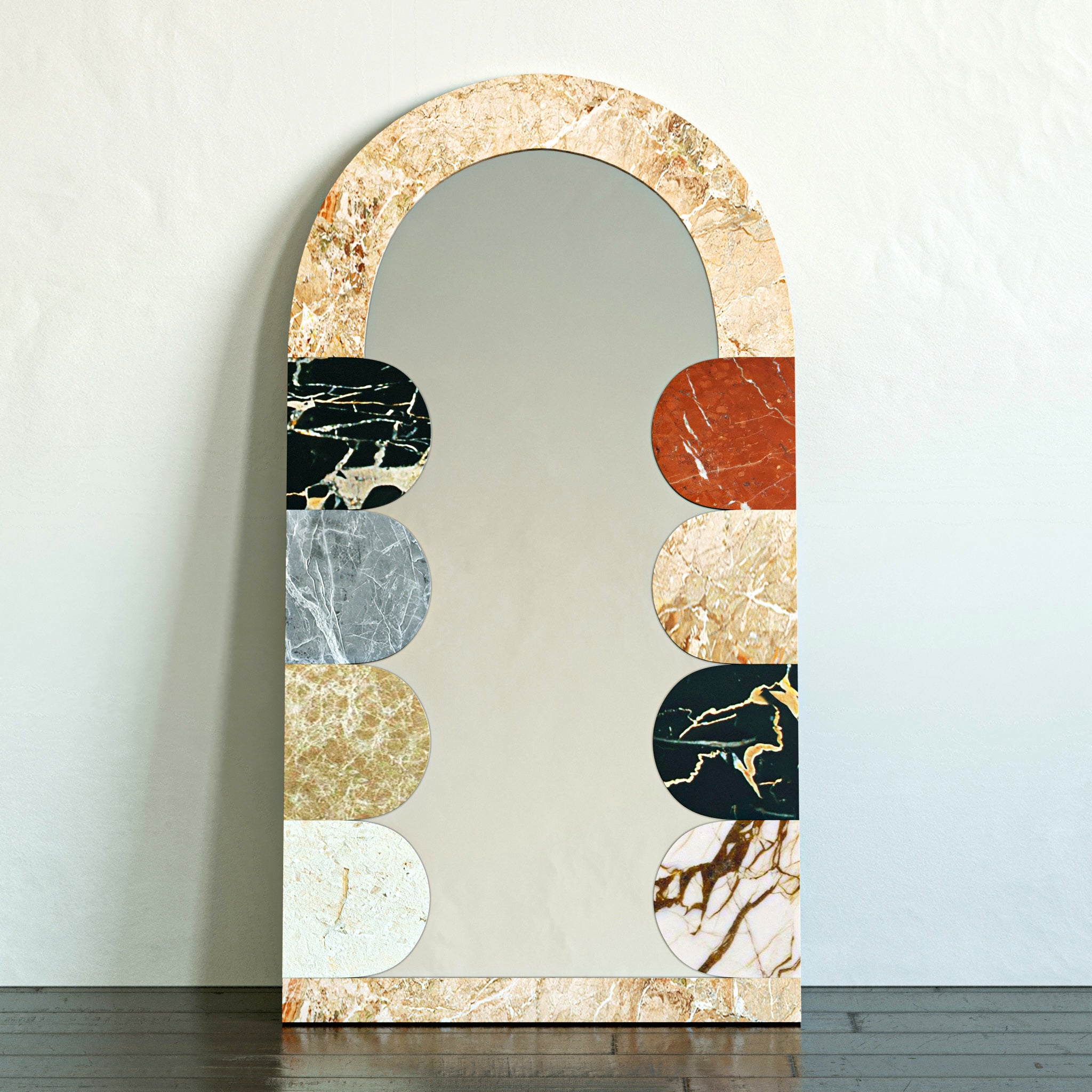 Array Marble Standing Mirror