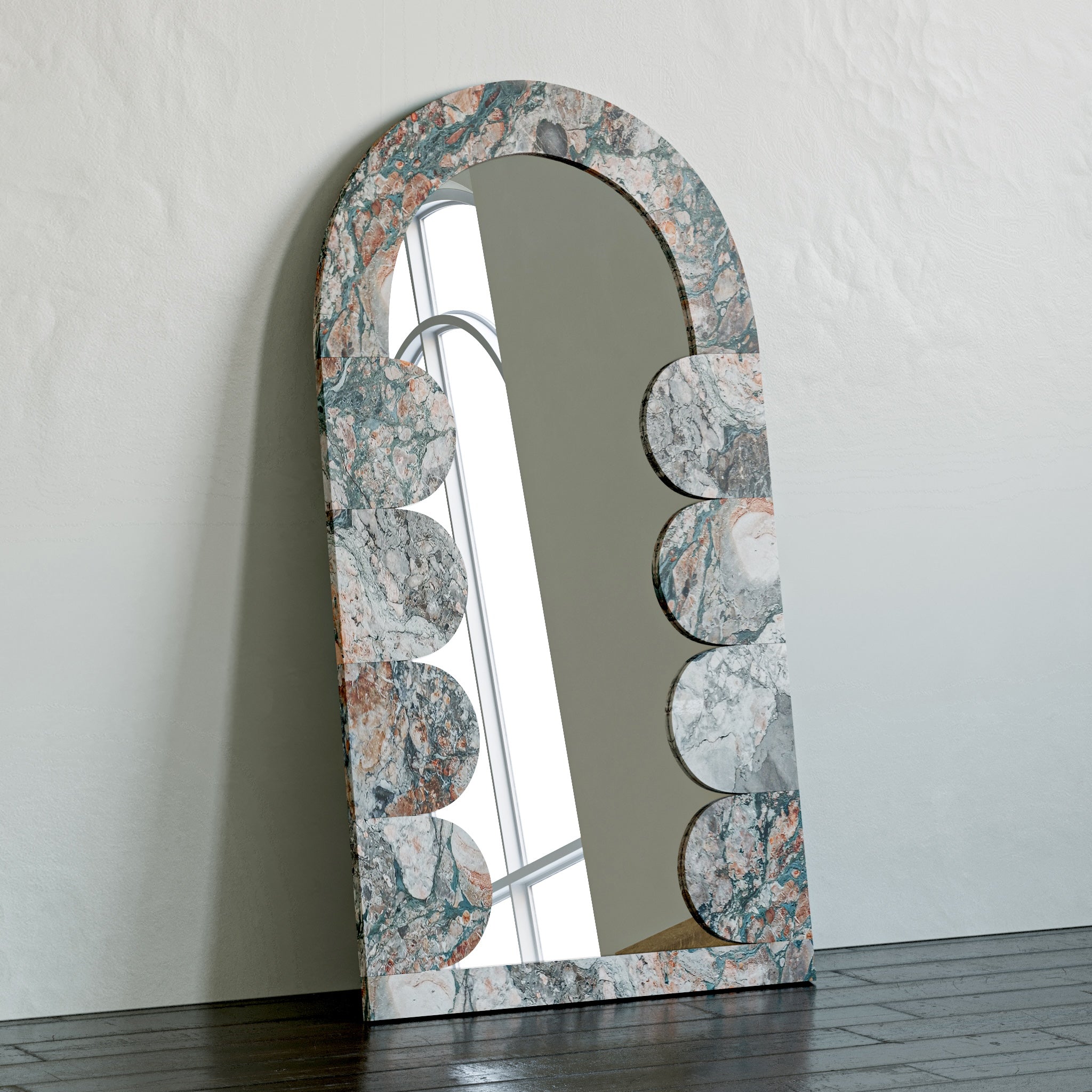 Array Marble Standing Mirror