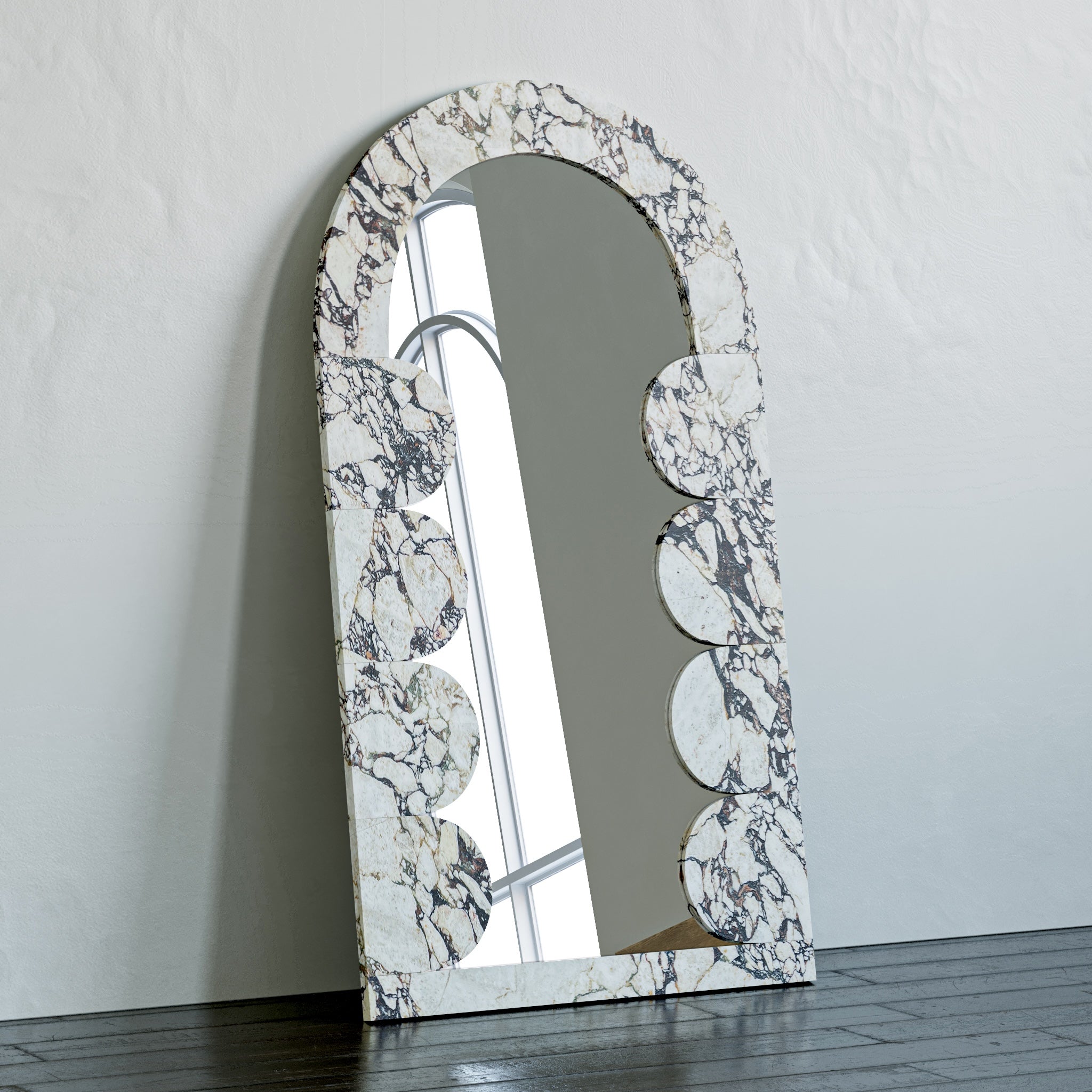 Array Marble Standing Mirror