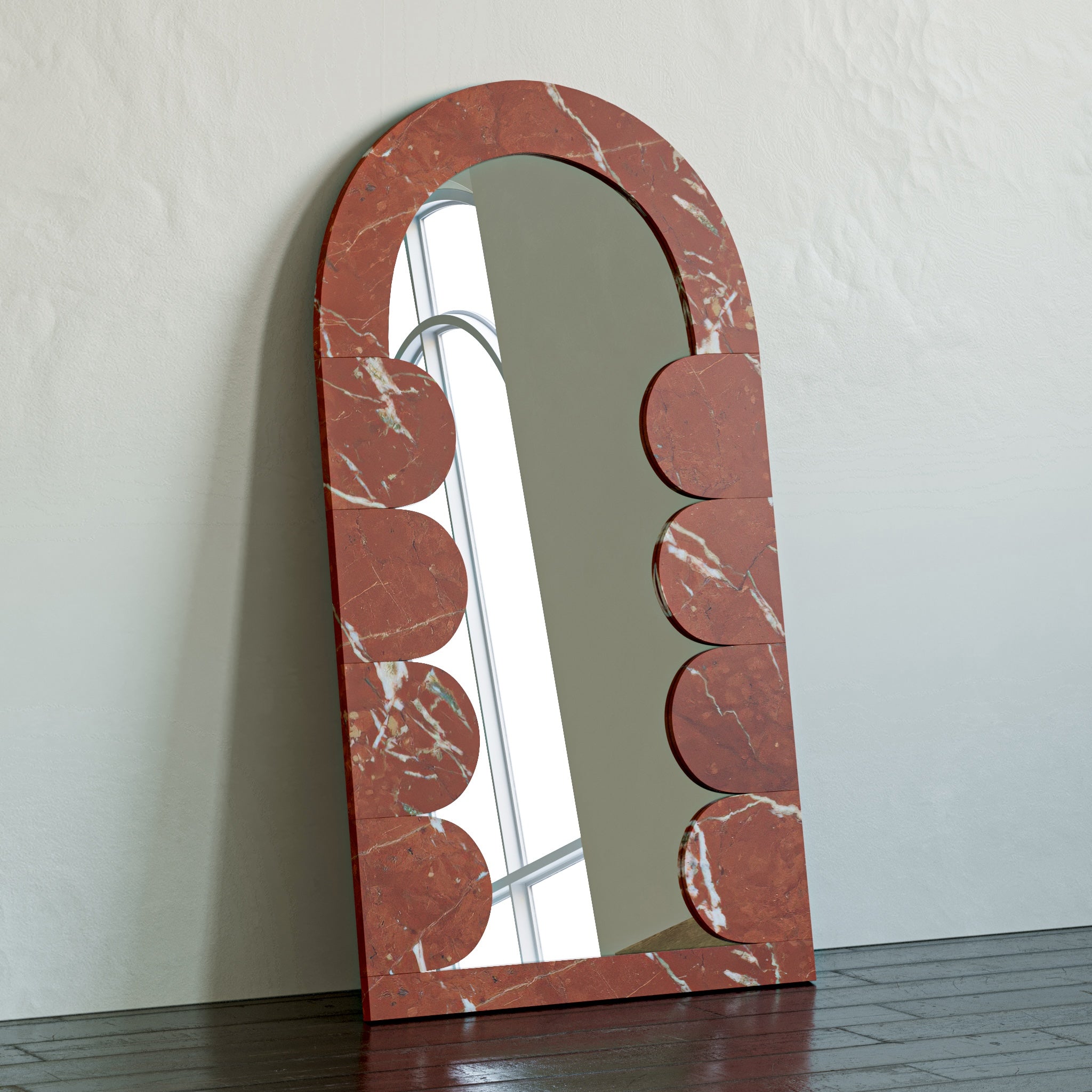 Array Marble Standing Mirror