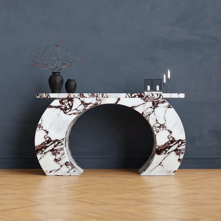 Orion custom stone console table